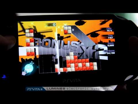 PS Vita || LUMINES: electronic symphony || Gameplay