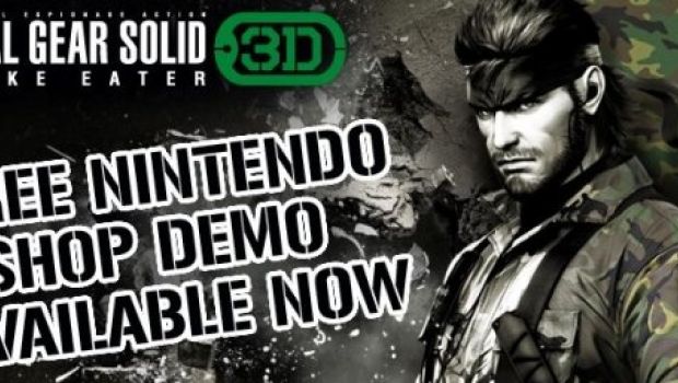 Nintendo Shop: le novità di giovedì 16 febbraio - disponibile la demo di Metal Gear Solid: Snake Eater 3D