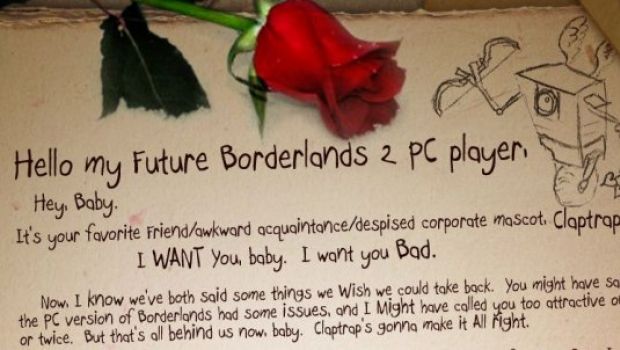 Borderlands 2: i bonus della versione PC svelati da Claptrap