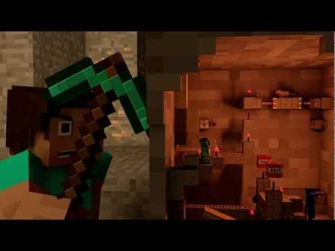 Minecraft - Mining a Block [How to mine with style]