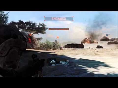 Ghost Recon Future Soldier - camp assault run