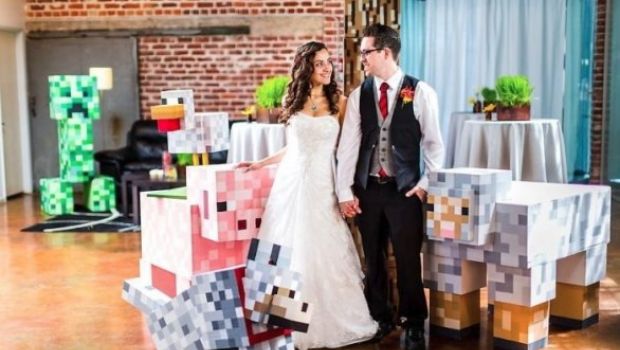 Un matrimonio a tema Minecraft - galleria fotografica