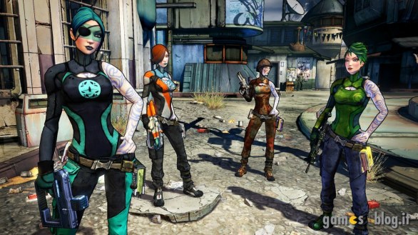 Borderlands 2: la città di Sanctuary in video e il sistema di progressione dei personaggi in foto