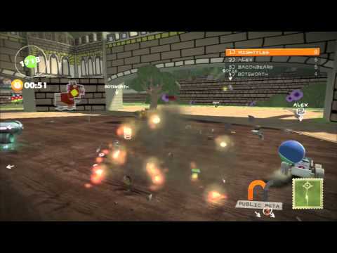LittleBigPlanet Karting Combat Gameplay Clip (PlayStation 3)
