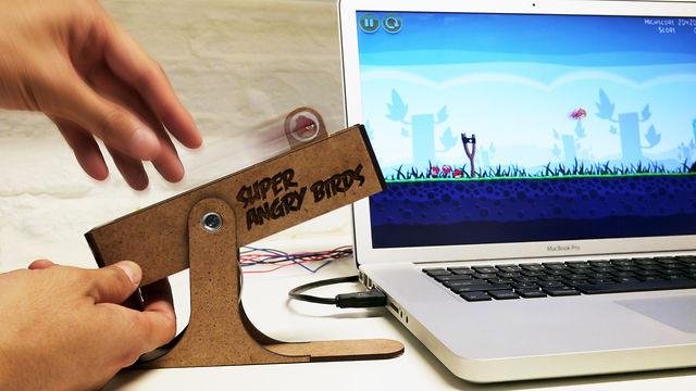 Super Angry Birds - a Tangible Controller