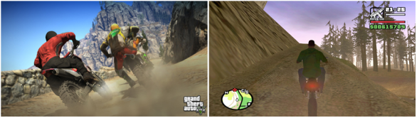 GTA V messo a confronto con GTA: San Andreas in immagini