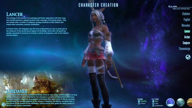 Final Fantasy XIV: A Realm Reborn - immagini dell'editor dei personaggi