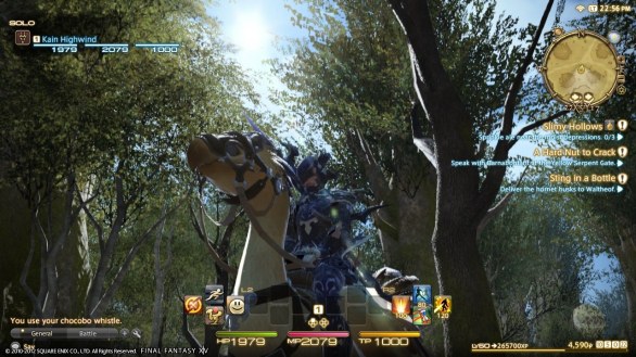 Final Fantasy XIV: A Realm Reborn - il bosco di Gridania in video e la versione PS3 in foto