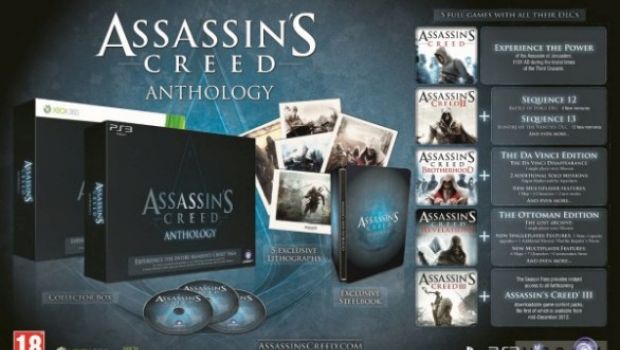 Assassin's Creed Anthology confermato con prezzo e data ufficiali