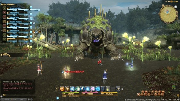 Final Fantasy XIV: A Realm Reborn - video e immagini relativi a levelquest e combattimenti di gruppo