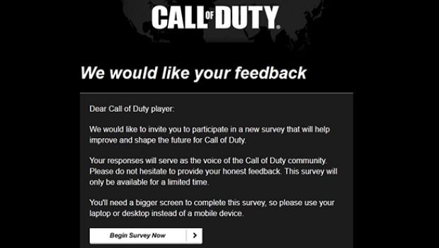 Prossimo Call of Duty precaricato sulle future console? Indizi da un sondaggio Activision