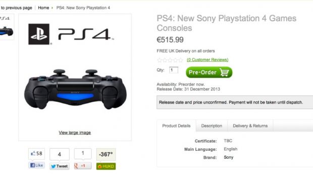 PlayStation 4: un rivenditore online britannico anticipa il prezzo di lancio?