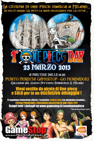 Namco Bandai annuncia il primo One Piece Day italiano