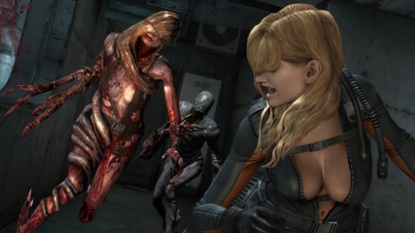 Resident Evil: Revelations HD - galleria screenshot, Rachel personaggio giocabile in Raid Mode