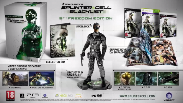 Splinter Cell Blacklist: trailer sulle abilità stealth e presentazione della 5th Freedom Edition
