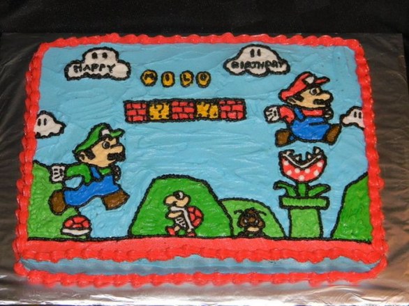 Super Mario: altre 100 torte dedicate all'idraulico baffuto - galleria fotografica