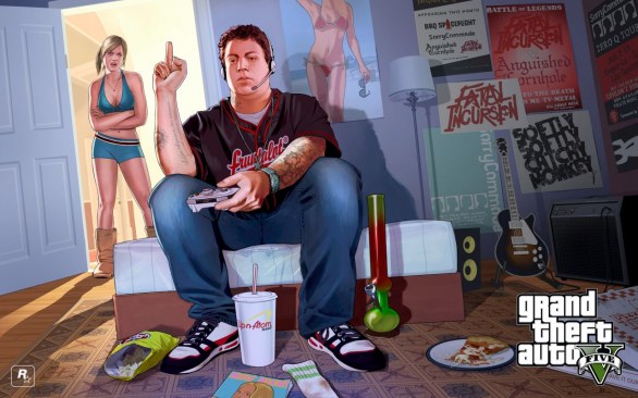 Grand Theft Auto V in due nuovi sfondi per il desktop