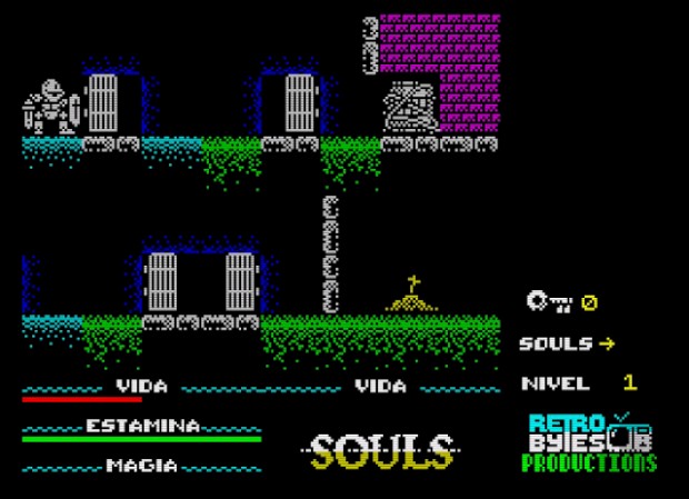 Dark Souls rifatto su Spectrum