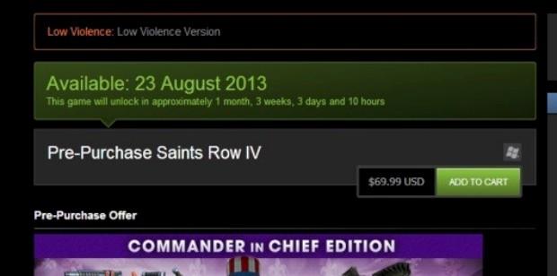 Saints Row IV: una versione 