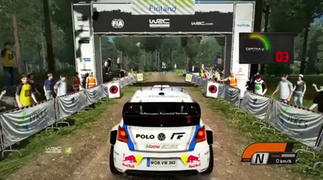 WRC 4 Gameplay Con la Polo R WRC di Latvala in un rally in Finlandia