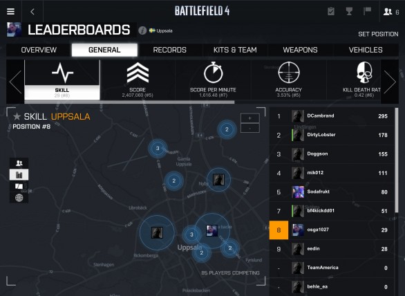 Battlefield 4 Battlelog: DICE rivela tutte le funzioni dell'app su schermo secondario