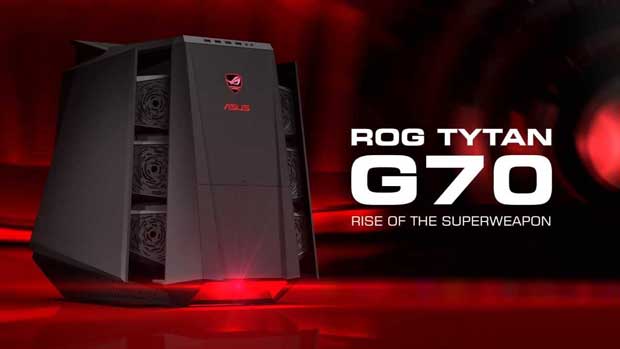 ROG Tytan G70: immagini e dettagli del nuovo PC per il gaming estremo di ASUS