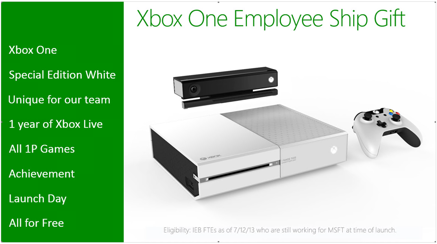 Xbox One bianca: unboxing della versione dedicata ai dipendenti Microsoft