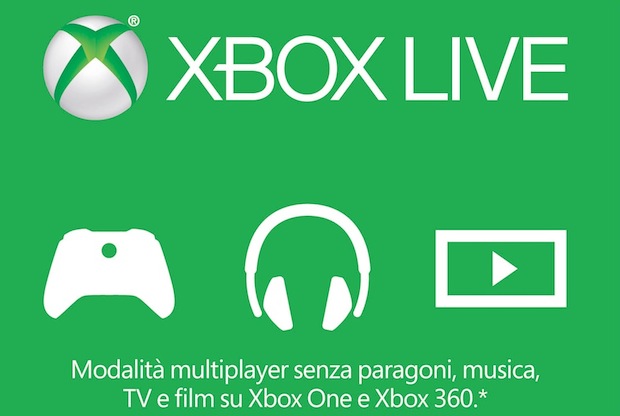 Xbox Live Gold in offerta fino al 5 febbraio a 39,99 euro