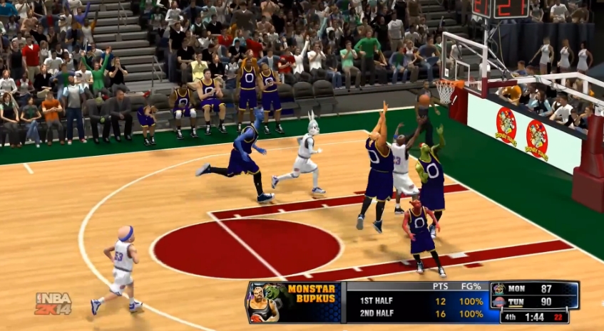 NBA 2K14 diventa Space Jam grazie a una mod