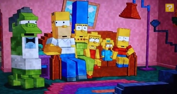 I Simpson dedicano la sigla a Minecraft nell'ultimo episodio