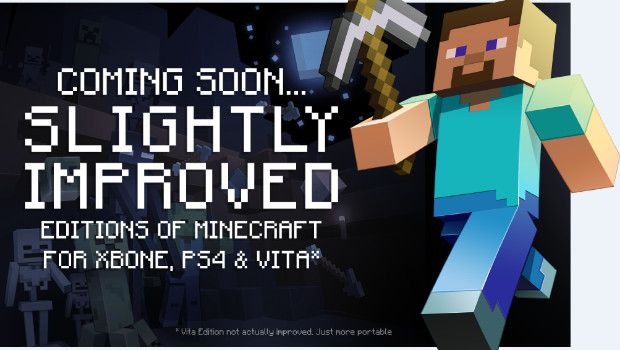 Minecraft: le versioni PlayStation 4, Xbox One e PS Vita escono ad agosto
