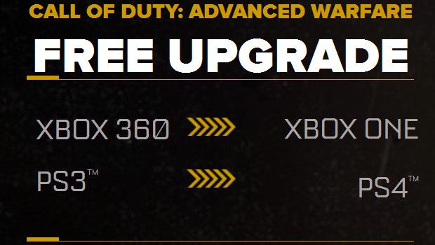 Call of Duty: Advanced Warfare - l'upgrade per PS4 e XB1 è gratis per chi acquista le edizioni digitali su PS3 e X360