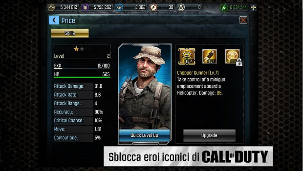Call of Duty: Heroes è disponibile per iOS, Android e Windows Phone