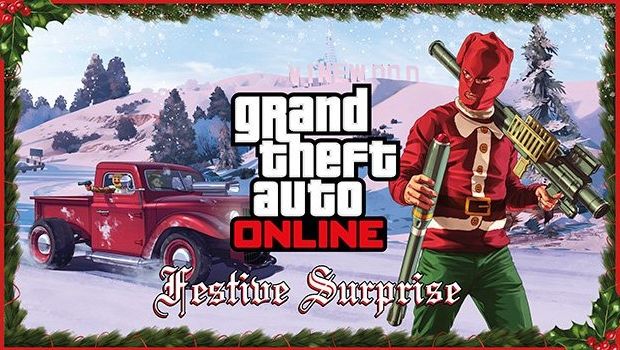 Grand Theft Auto V: disponibile il nuovo update a tema natalizio