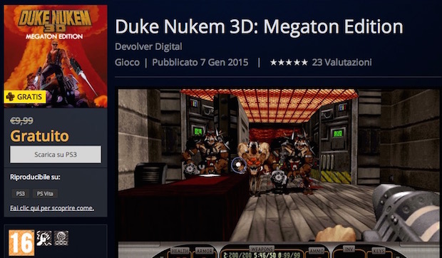 Duke Nukem 3D: Megaton Edition sbarca oggi su PlayStation 3 e PS Vita