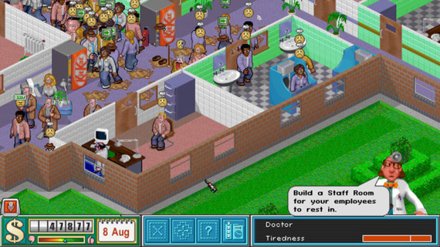 Theme Hospital disponibile gratis su Origin