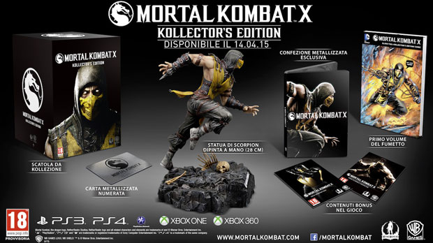 Mortal Kombat X, svelate le edizioni speciali: ecco tutti i dettagli