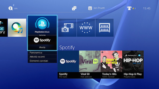 PlayStation Music apre le porte a Spotify: da oggi su PS3 e PS4