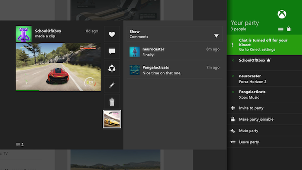 Xbox One, i dettagli dell’aggiornamento di aprile