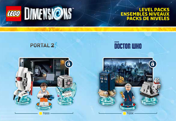 LEGO Dimensions, ecco i nuovi set: Doctor Who, Portal 2 e Jurassic World