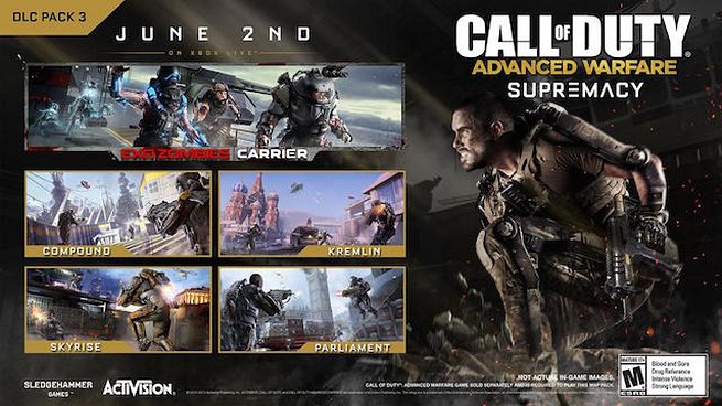 Call of Duty: Advanced Warfare - data d'uscita e primo trailer dell'espansione Supremacy