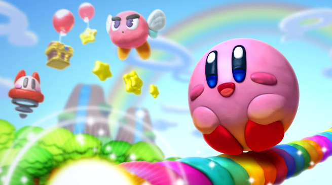 Kirby e il Pennello Arcobaleno si lancia in video