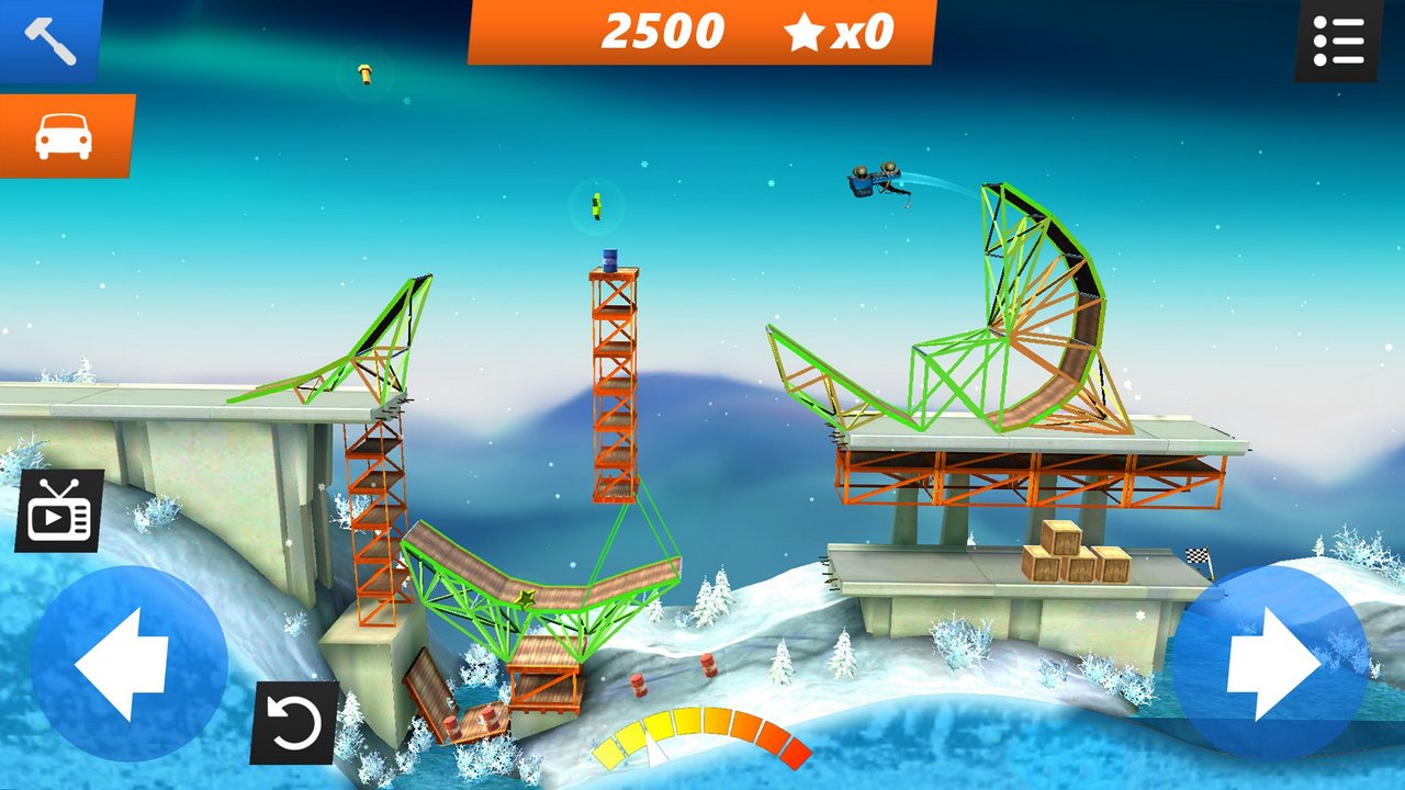 Bridge Constructor Stunts si lancia in foto e video