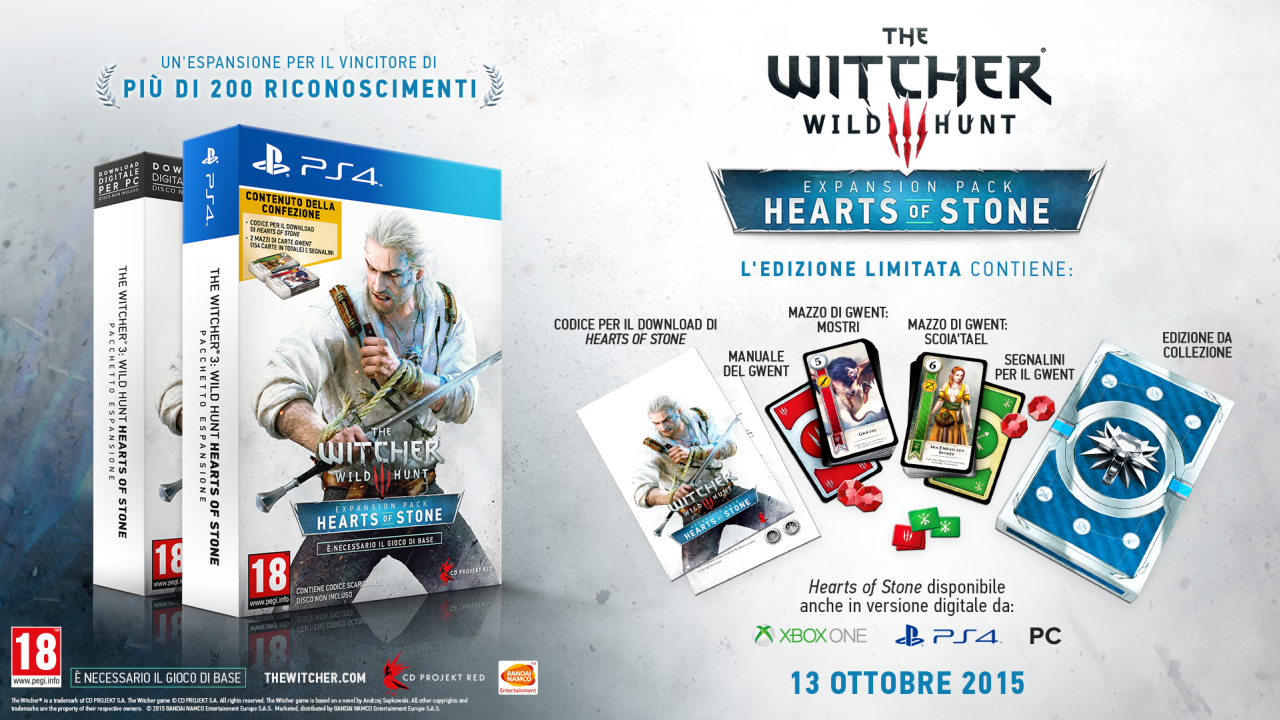 The Witcher 3: dettagli e trailer della nuova espansione Hearts of Stone