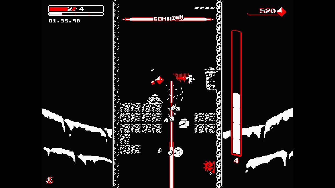 Downwell | PC, iOS, Android | gameplay trailer
