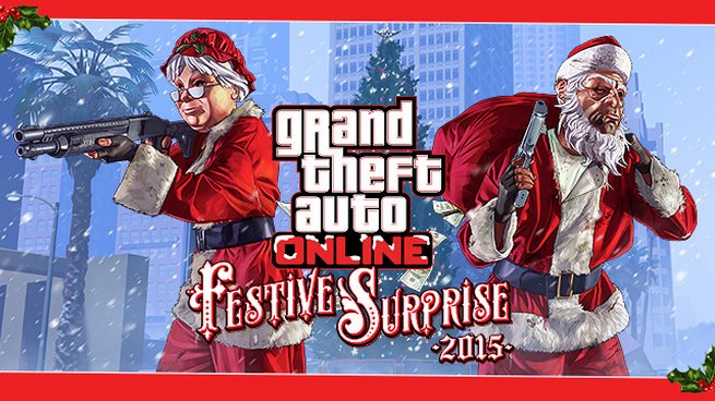 GTA Online: ecco tutte le novità dell'update Sorpresa Festiva 2015