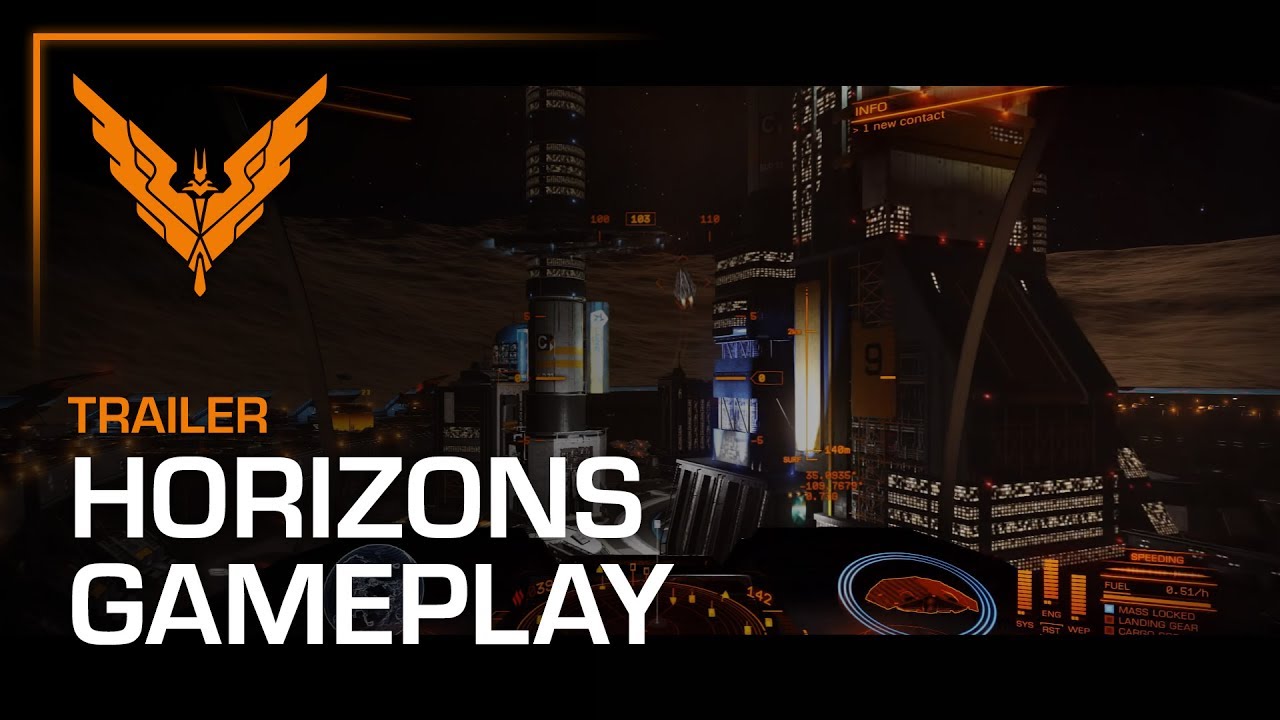 Elite Dangerous: Horizons | trailer di lancio | Planetary Landing | video di gioco