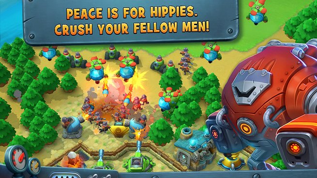 Fieldrunners: Hardhat Heroes per iOS e Android - immagini e video di lancio