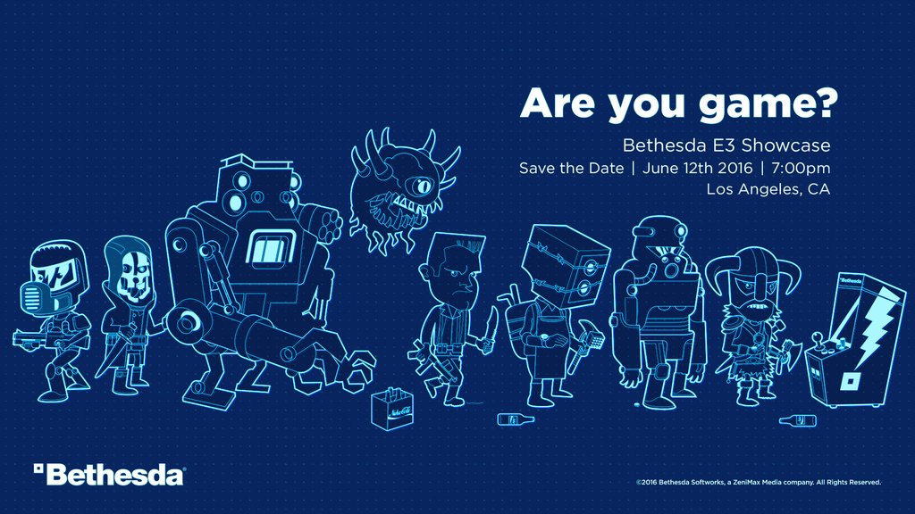 E3 2016, Bethesda conferma la propria partecipazione