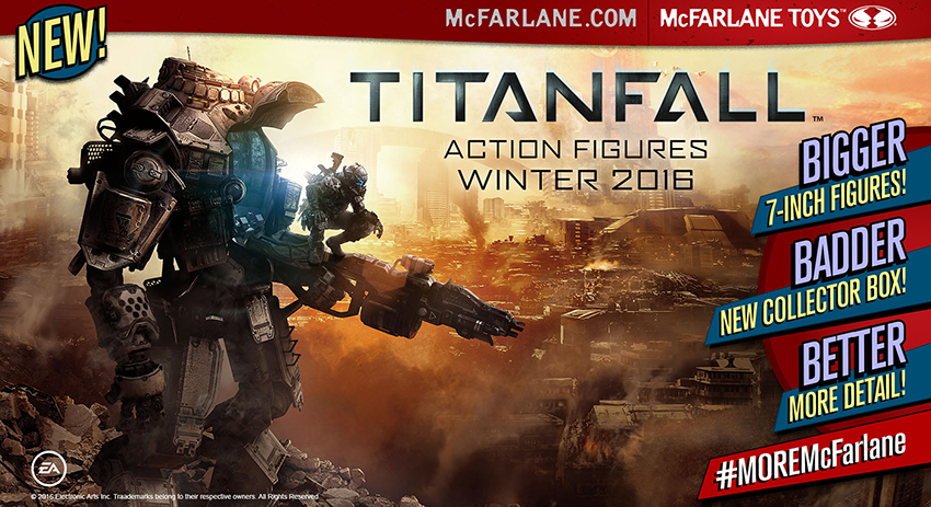 Titanfall 2, McFarlane Toys annuncia le action figure ufficiali